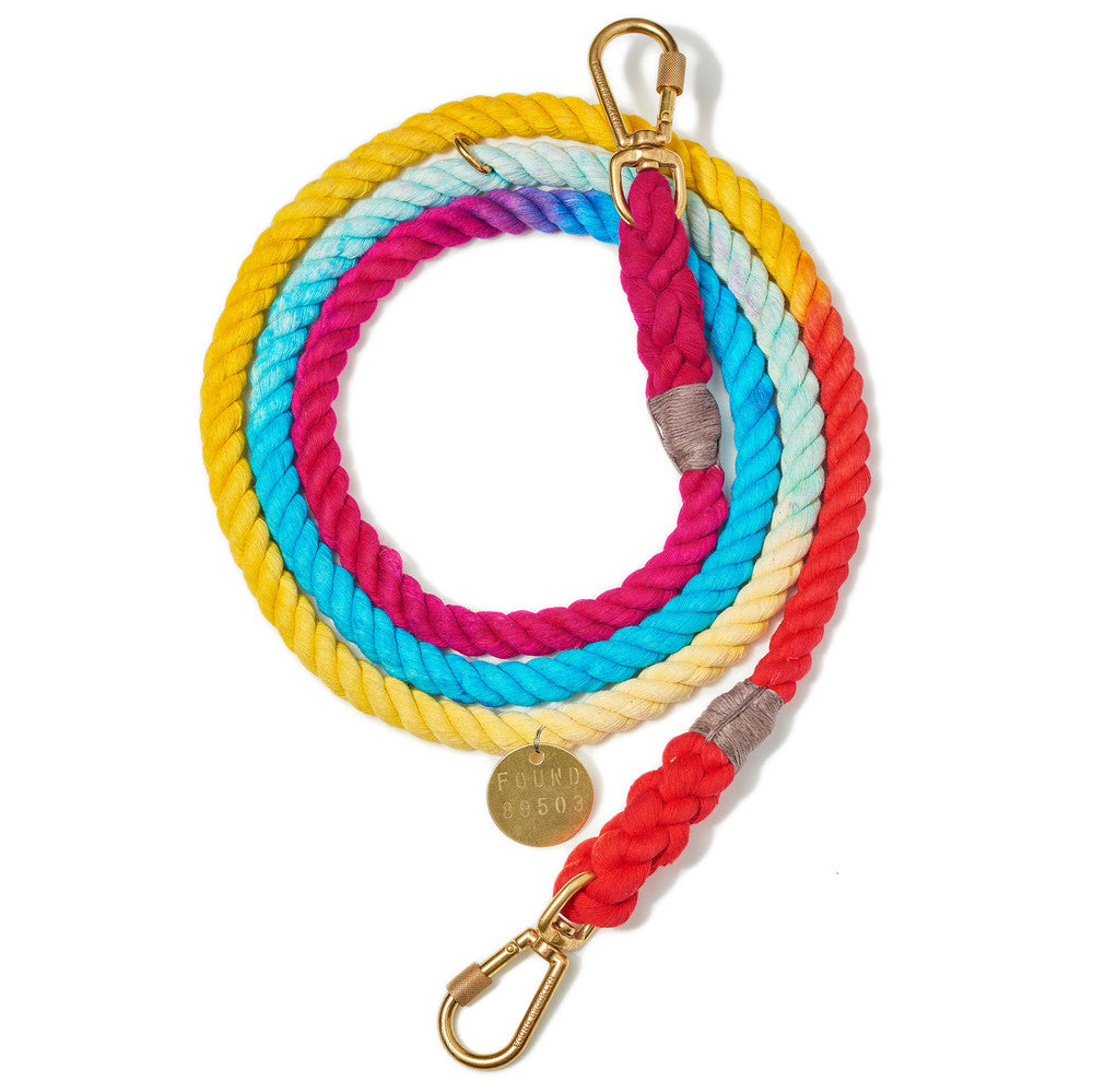 FOUND Prismatic Cotton Rope Leash