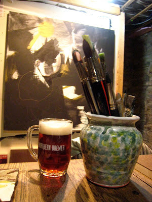 Art is better when drinking beer