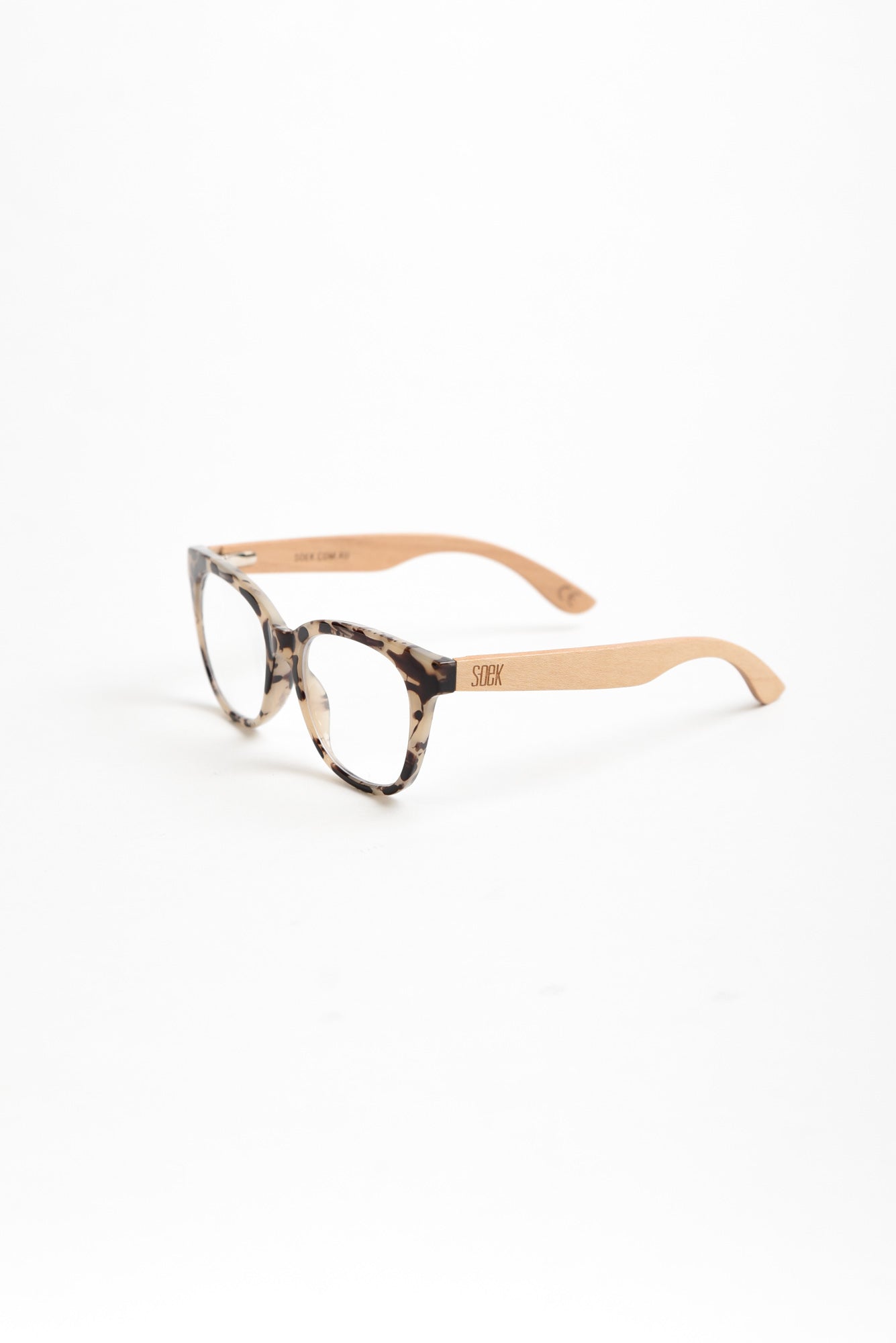 Lila Tortoiseshell Wooden Reading Glasses