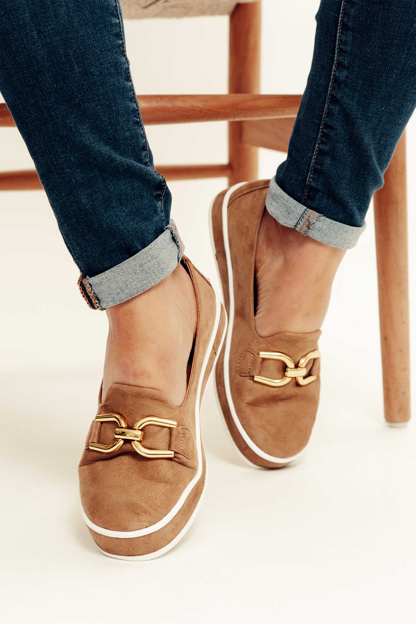 Natyia Tan Platform Loafer