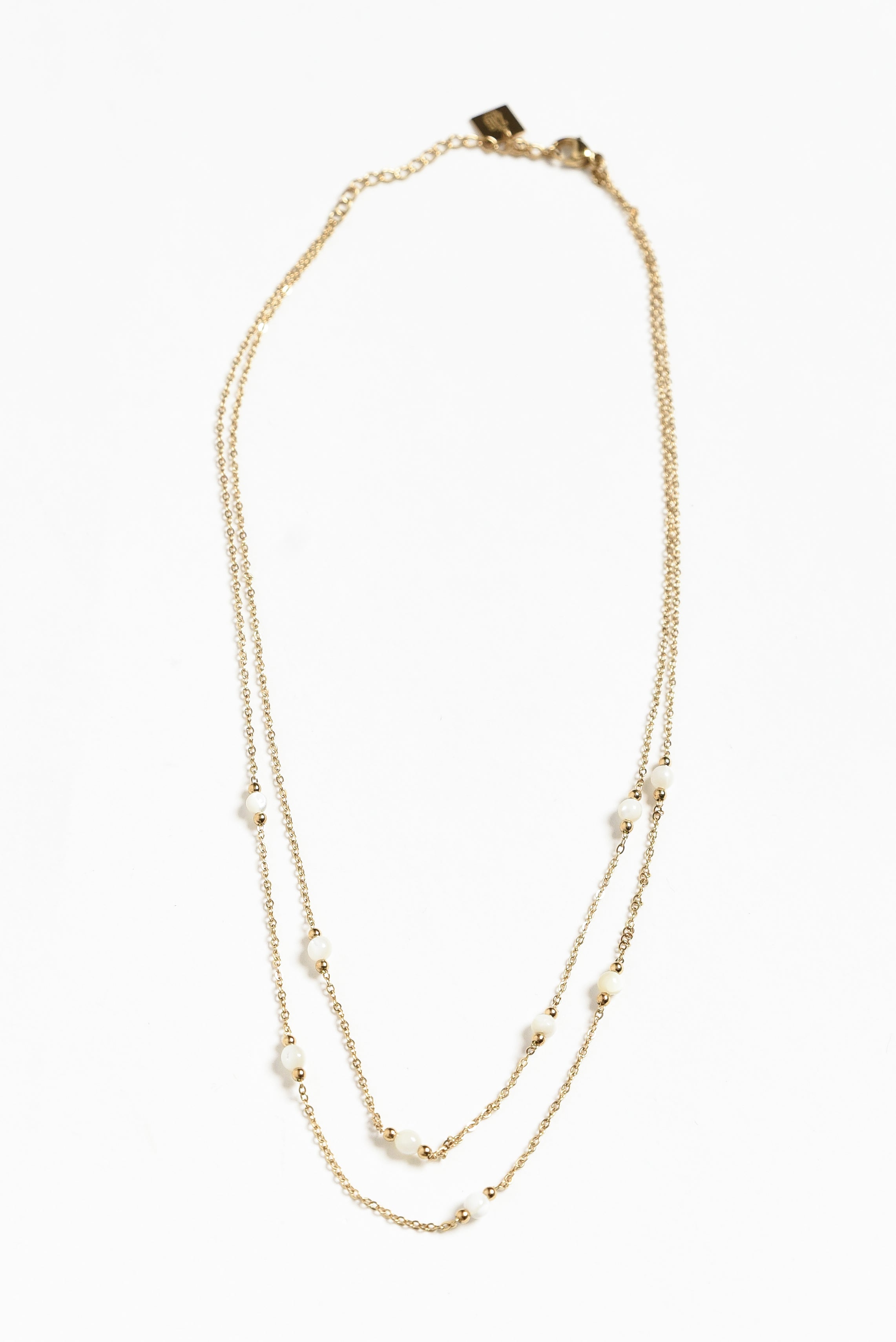 Shira Gold Plated Layered Necklace