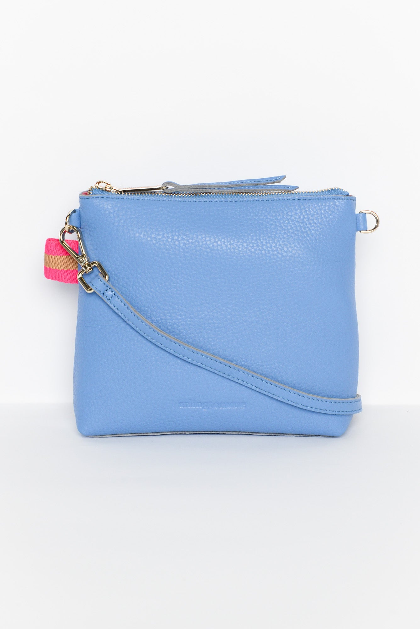 light blue crossbody purse