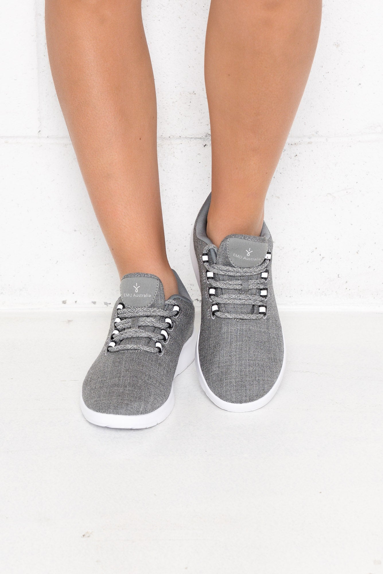 grey wool shoes