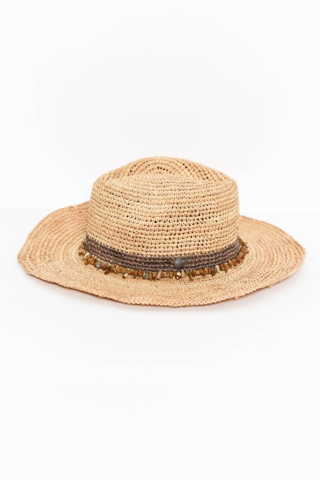 Cassie Taupe Raffia Cowboy Hat