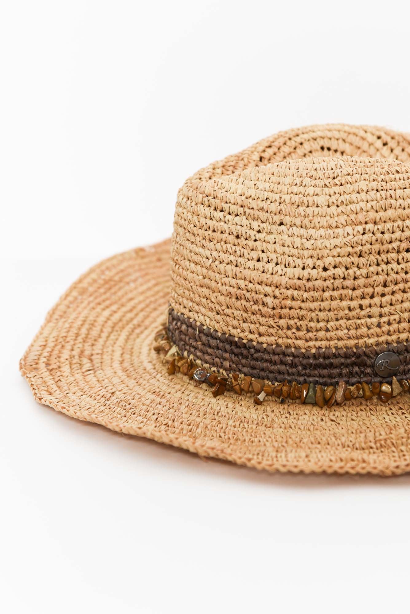 Cassie Taupe Raffia Cowboy Hat