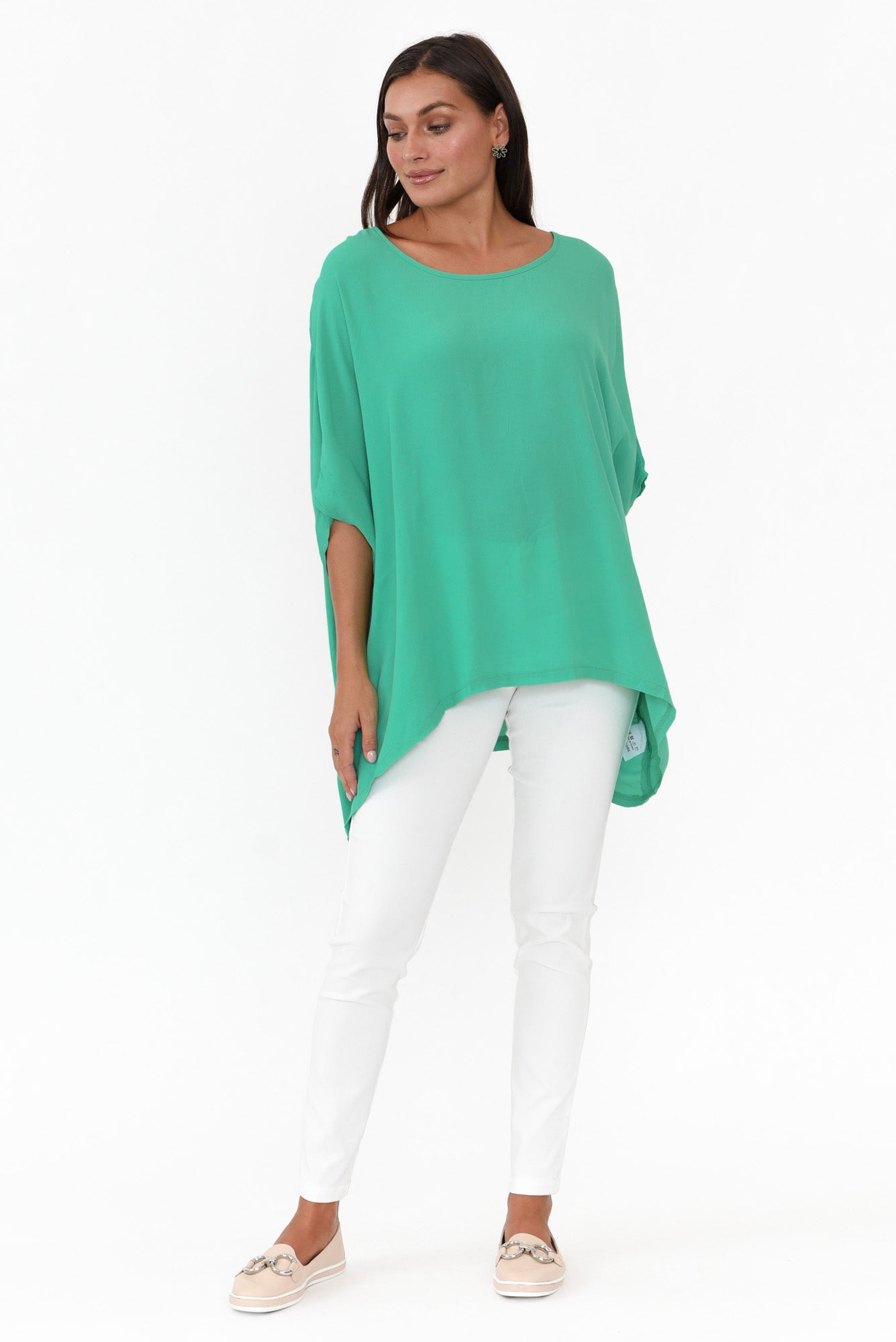 Green Drape Top