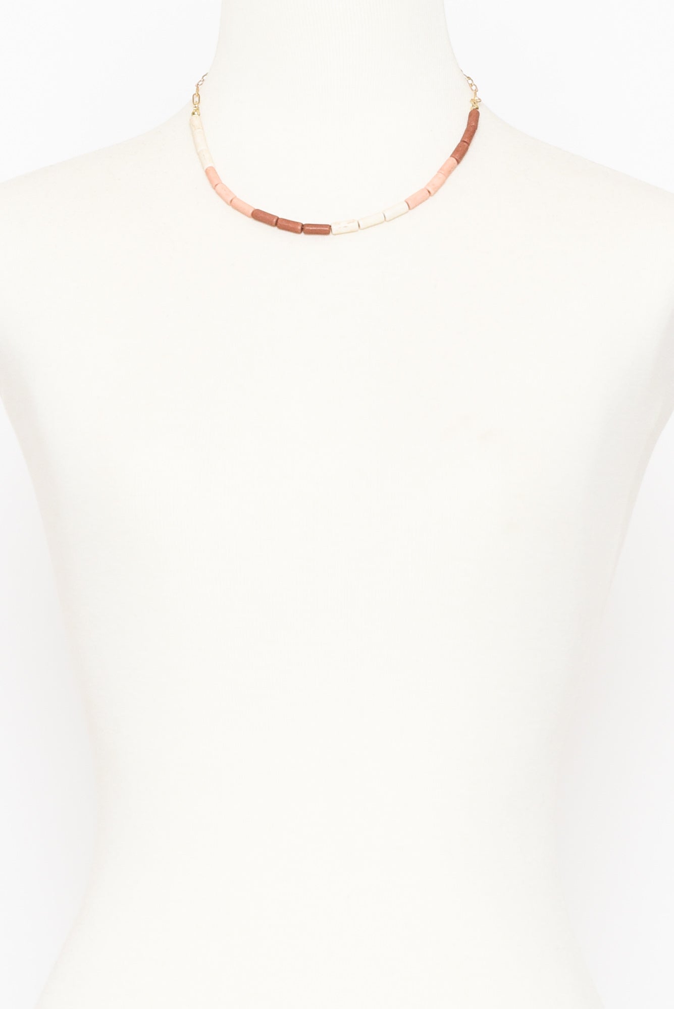 Lavida Blush Beaded Necklace