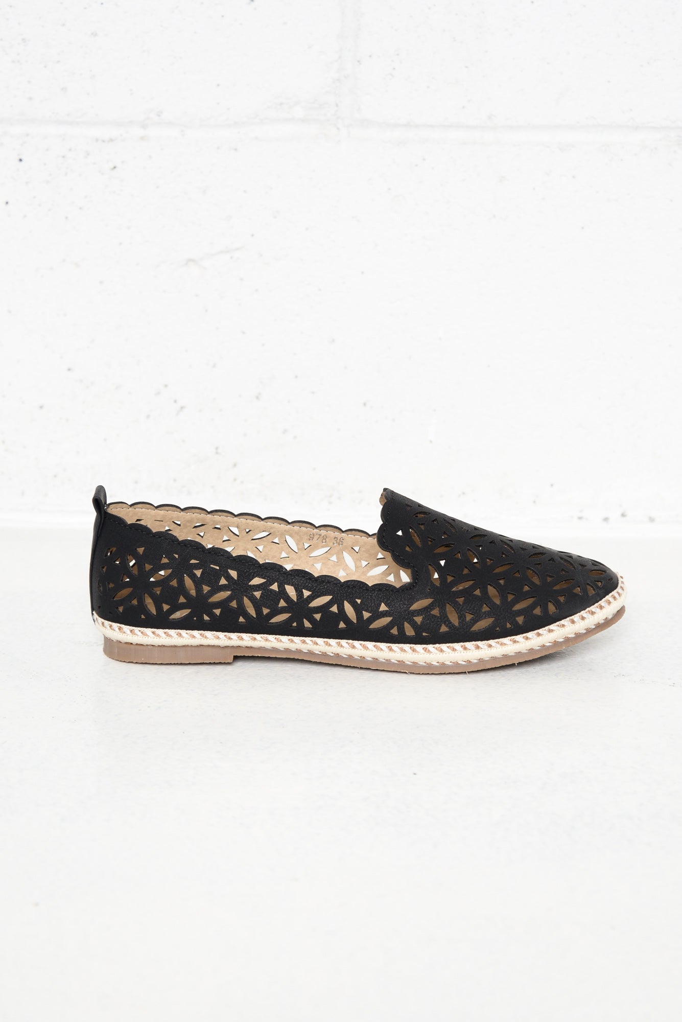 cut out slip on shoes