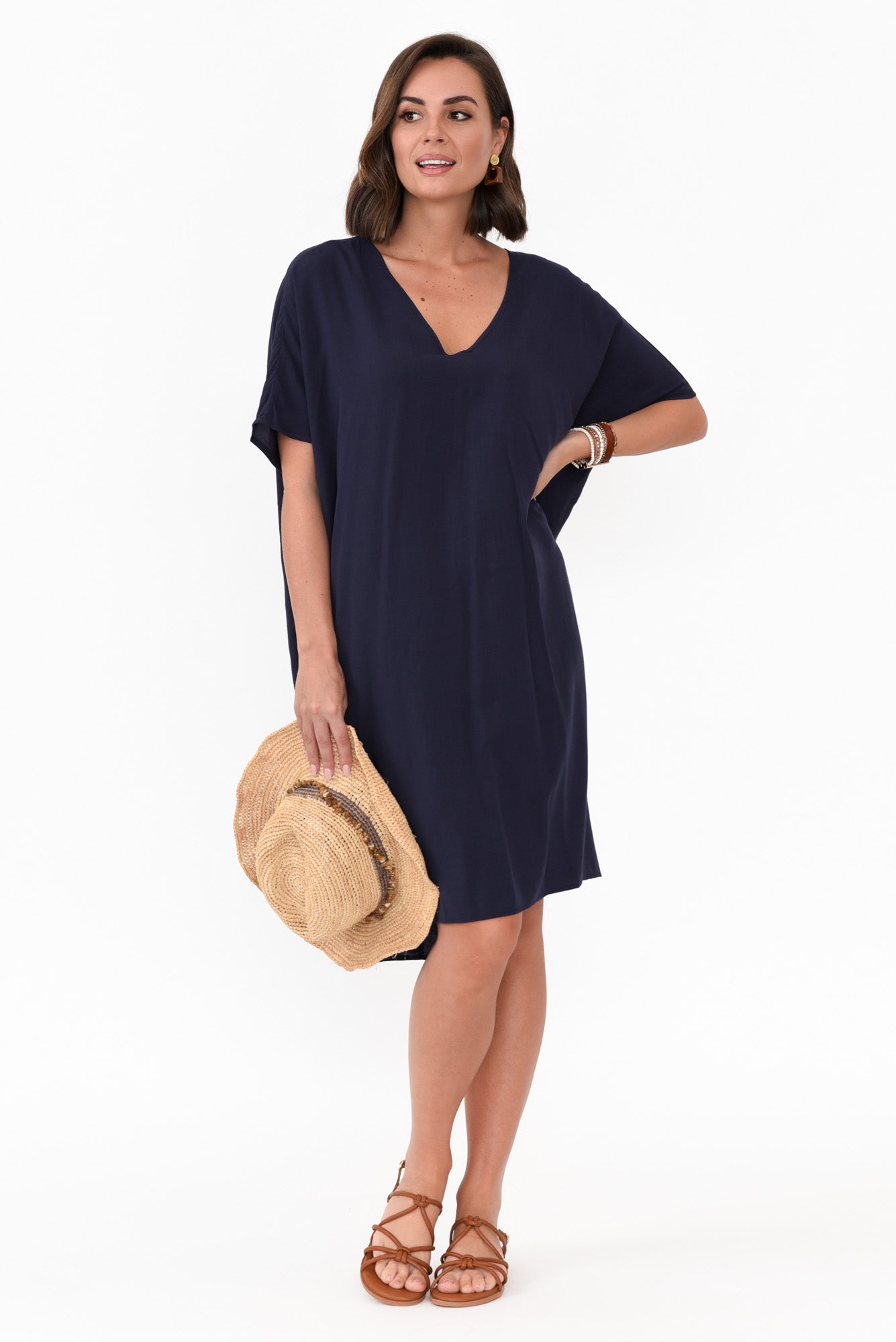 Quinn Navy Kaftan