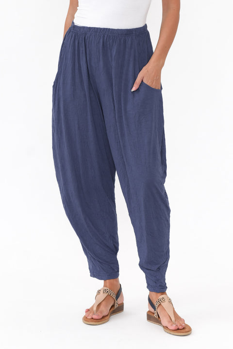 Fundamental Brunch Natural Cotton Pants - Blue Bungalow NZ