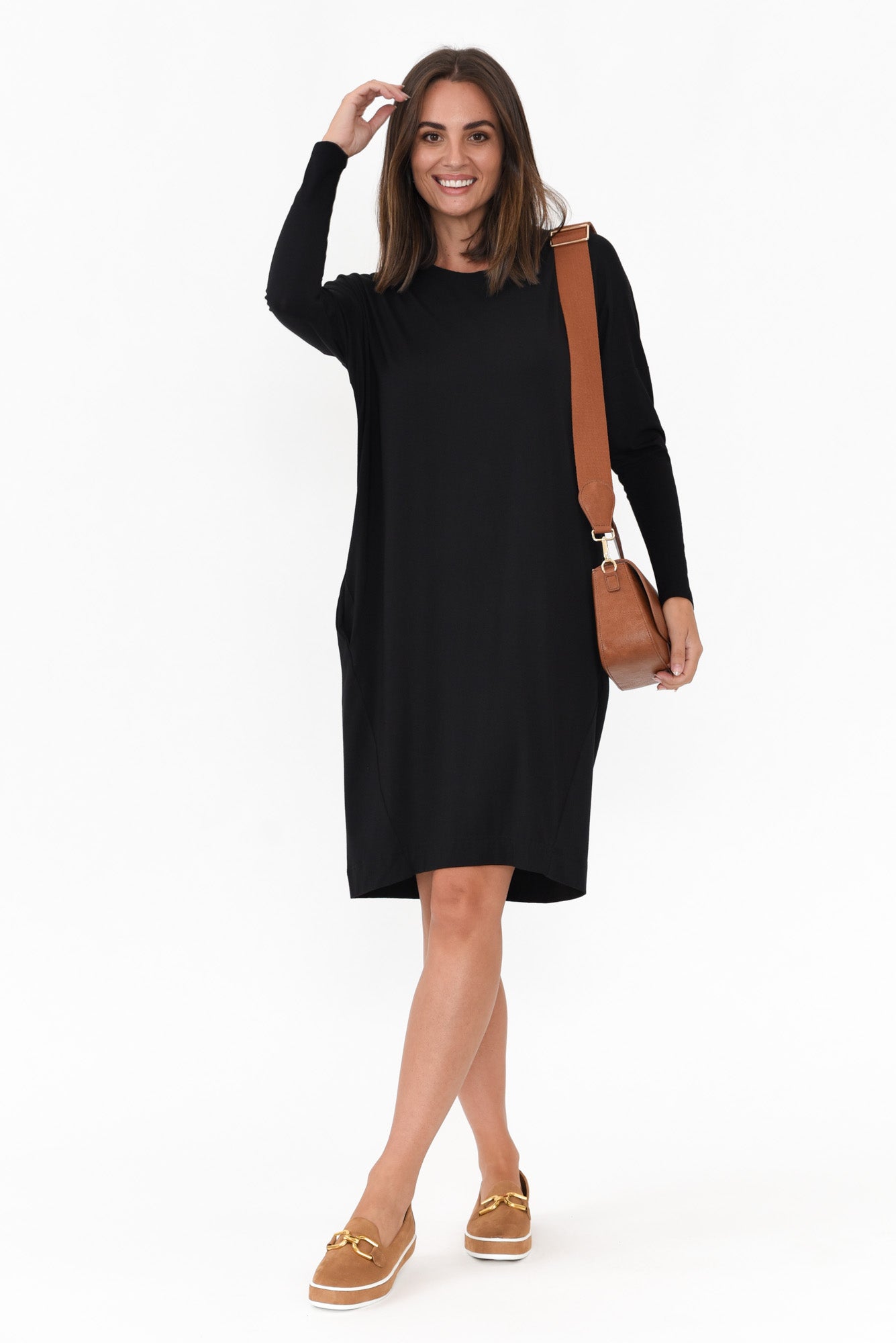 Turner Black Bamboo Dress