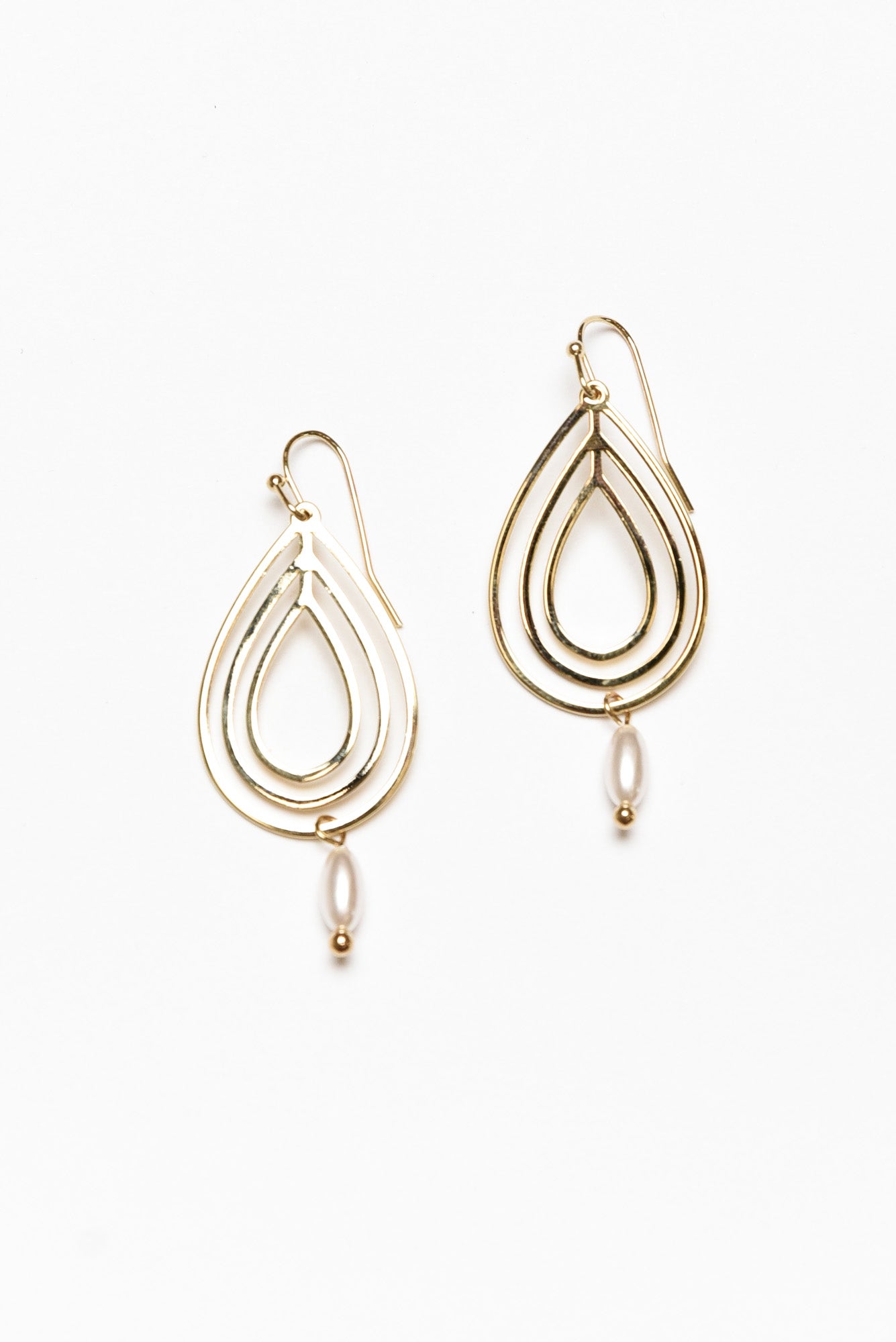 Verona Gold Teardrop Earrings