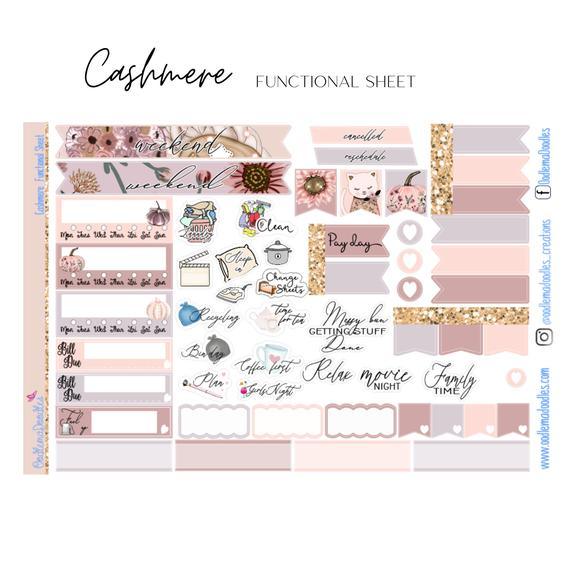 Cashmere - Happy Planner Classic - oodlemadoodles