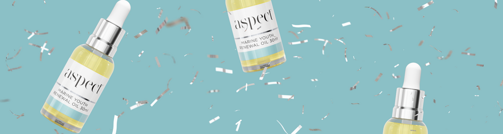 Aspect Marine Youth Renewal Oil with party confetti