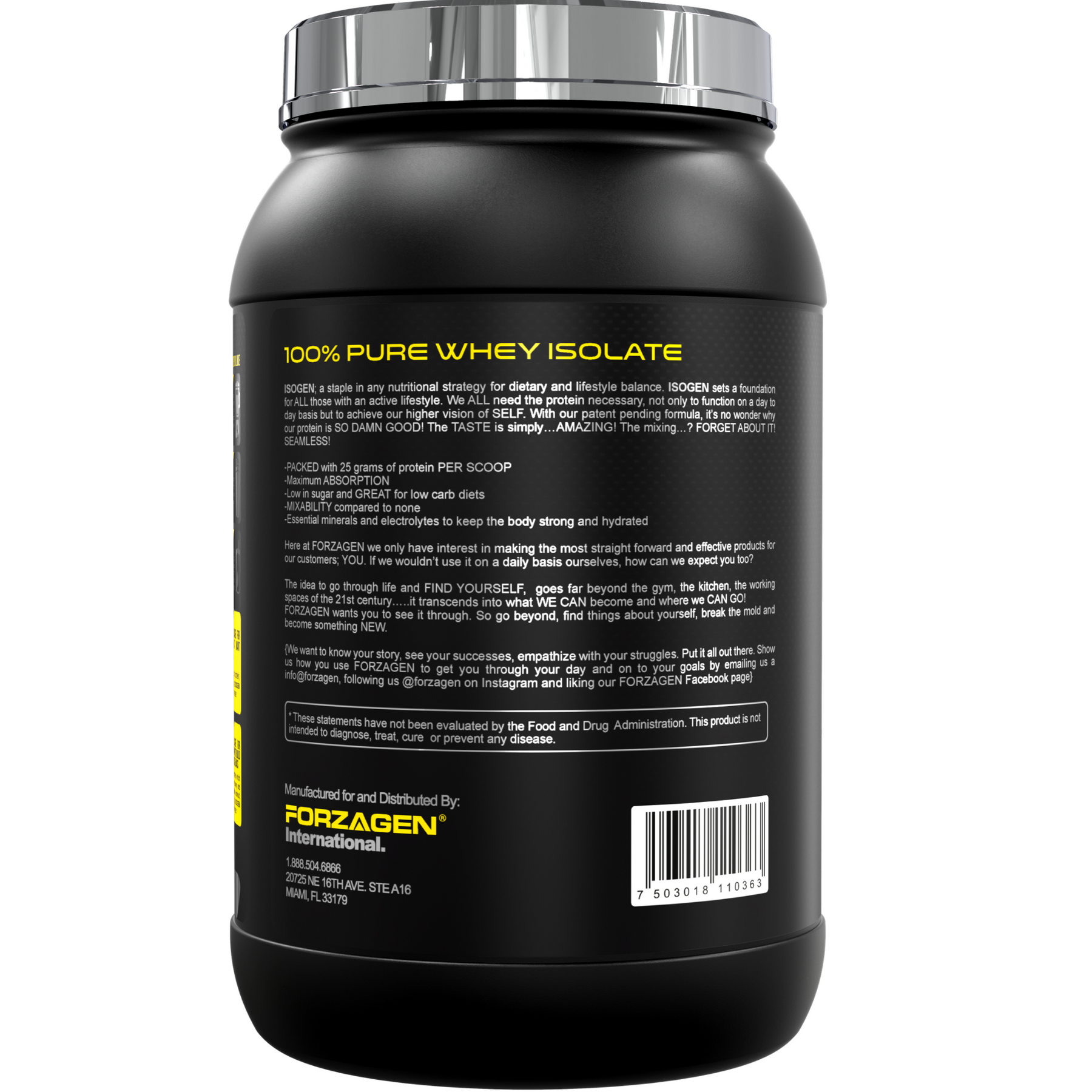 ISOGEN Protein Pure Whey Isolate 2 – FORZAGEN