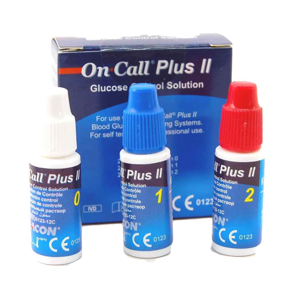 glucometer control solution test