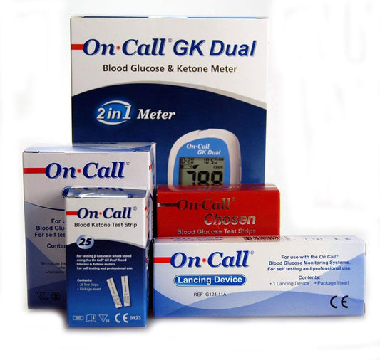 On Call GK Dual Blood Ketone Meter Blood Glucose Meter