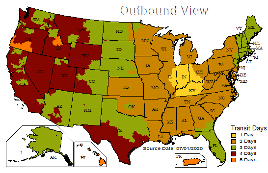 Shipping Map