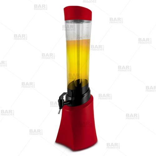 Beer Tower Dispenser 3L/100oZ Liquor Tower Drink Beverage Dispenser w/ Ice  Tube