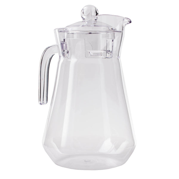Thunder Group 32 oz Three Spout Water Pitcher - Clear - PLWP032CL