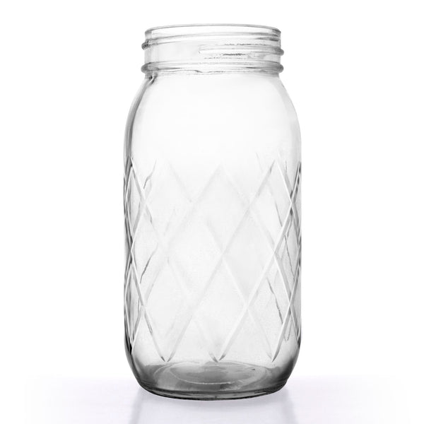 16 oz. Glass Mason Jar Mug (12 per case) —