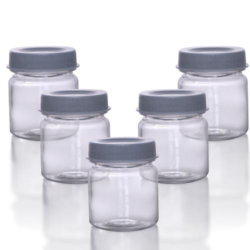 MJL Leak Proof Plastic Storage Lids for Mason Jars Regular Mouth