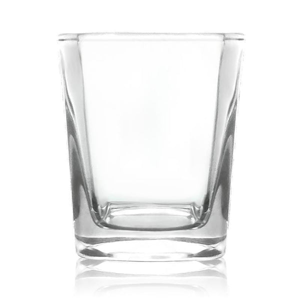 BarConic 2oz Shot Glass with Gold 1oz Measure Line Box of 12
