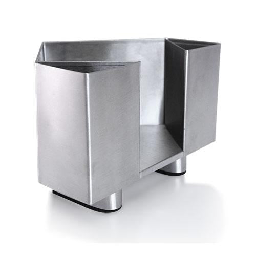 BarConic 3.5 Tall Square Stainless Steel Napkin Holder