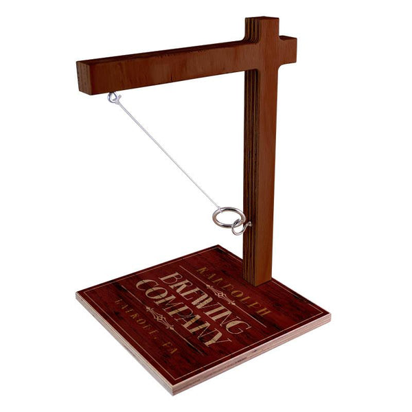 CUSTOMIZABLE Large Tabletop Ring Toss Game - Rustic Tree – Bar Supplies