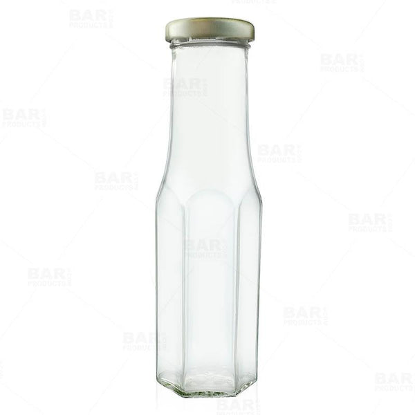 8 oz Tower Glass Jar with Lid - 250 ml