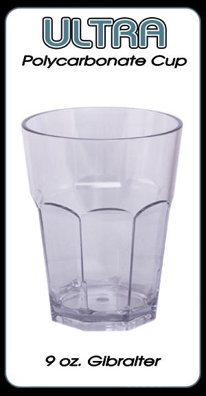 Ultra Polycarbonate 12 Ounce Gibralter Style Glass