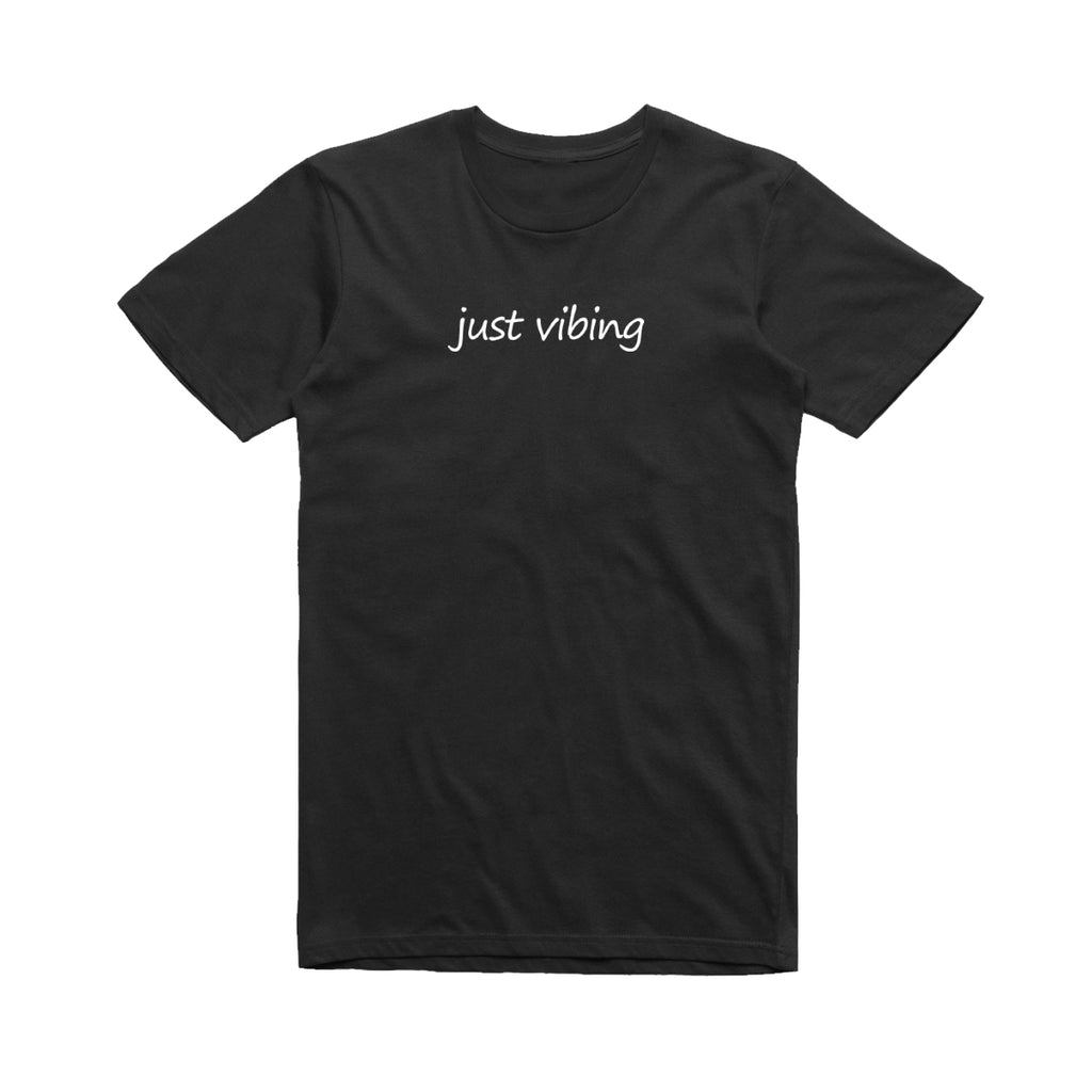 Just Vibing - Embroidered T-Shirt – Grizzy Merch