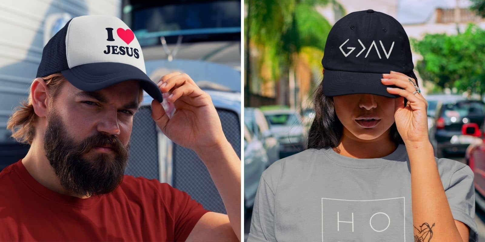 christian baseball caps