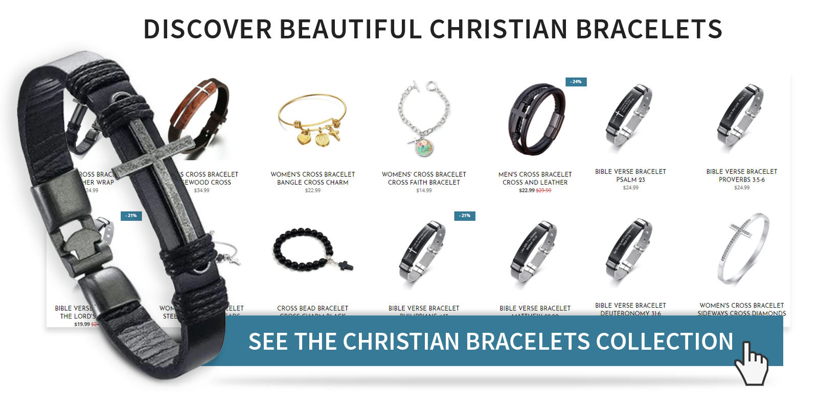 Christian Cross Bracelets