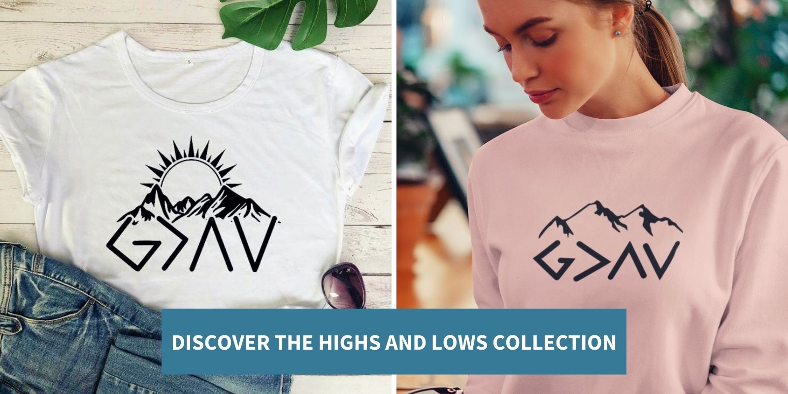 god is greater than the highs and lows apparel