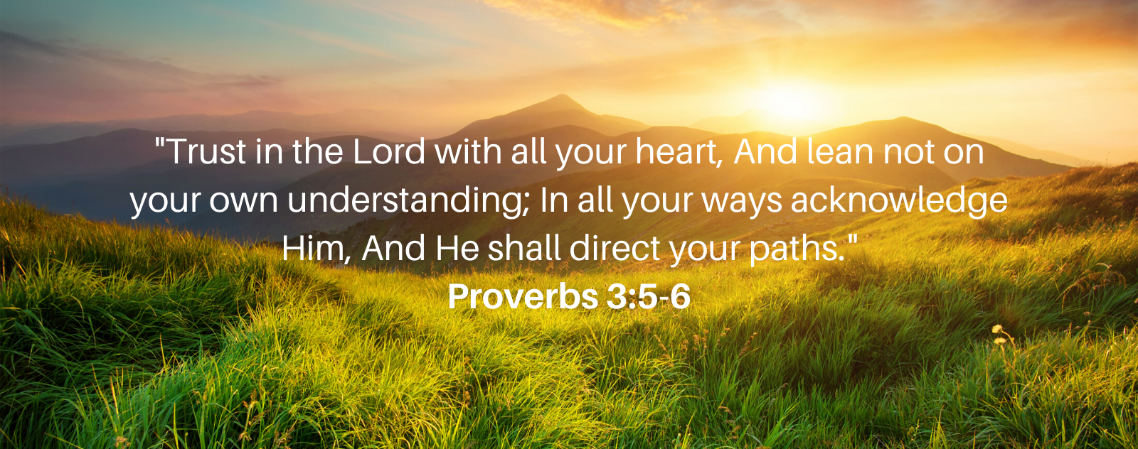 Trust in the Lord with All Your Heart - Proverbs 3:5 Meaning