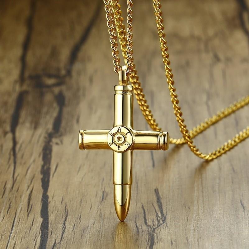 Bullet Cross Necklace | Lord's Guidance