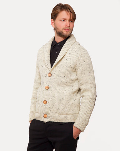 Knit Cardigan | Loden Wool | 18 Waits