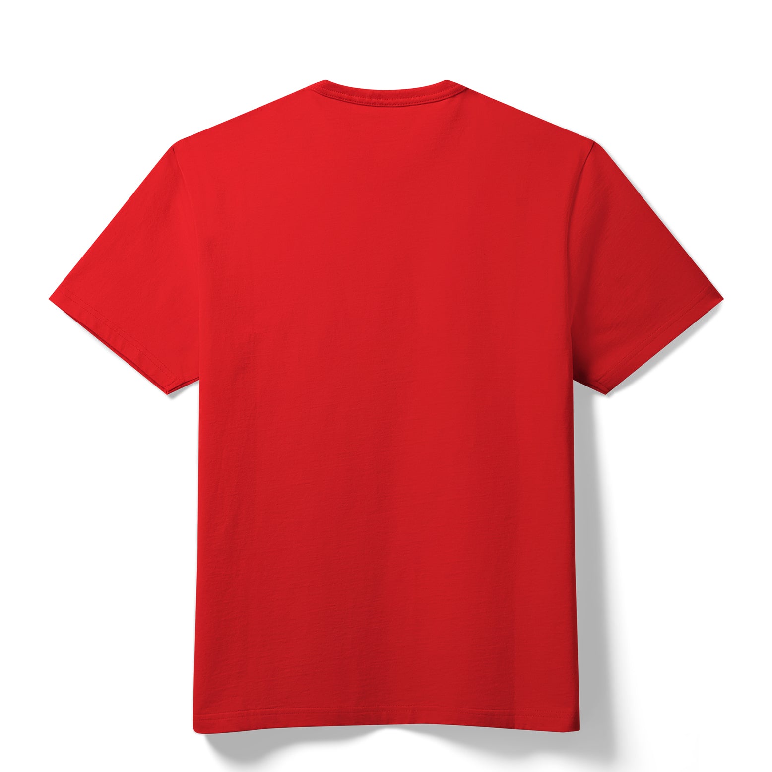 red logo shirt