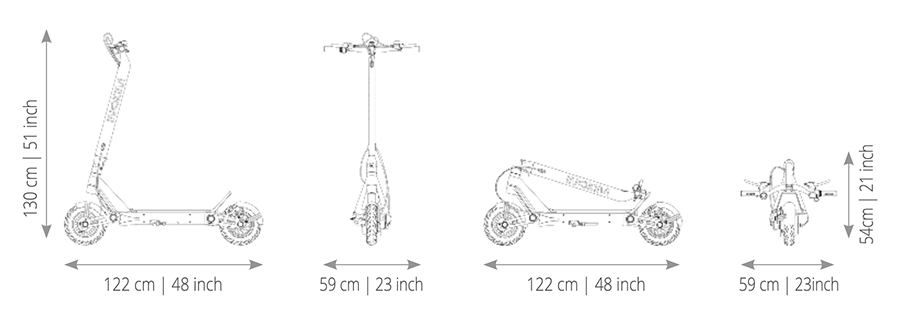 Inokim OXO dimensions