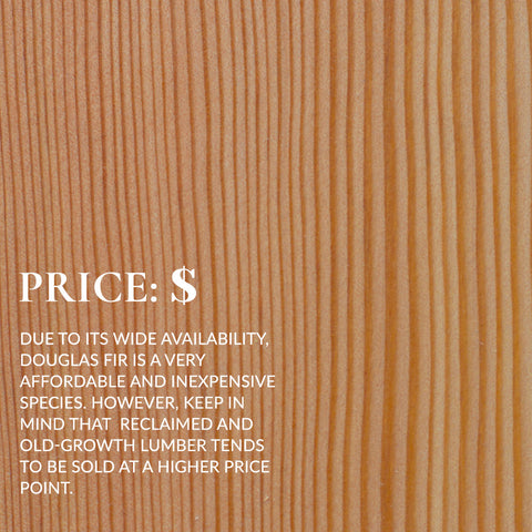 RealCraft Wood Species 101 series: Douglas Fir Price Range
