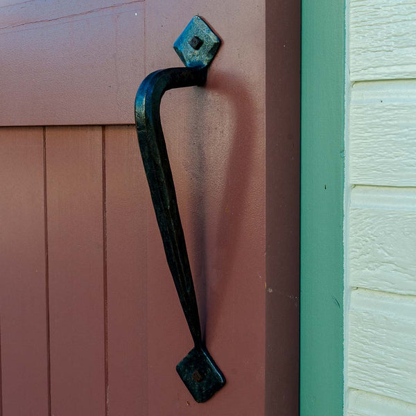 Hand-forged door handle by RealCraft