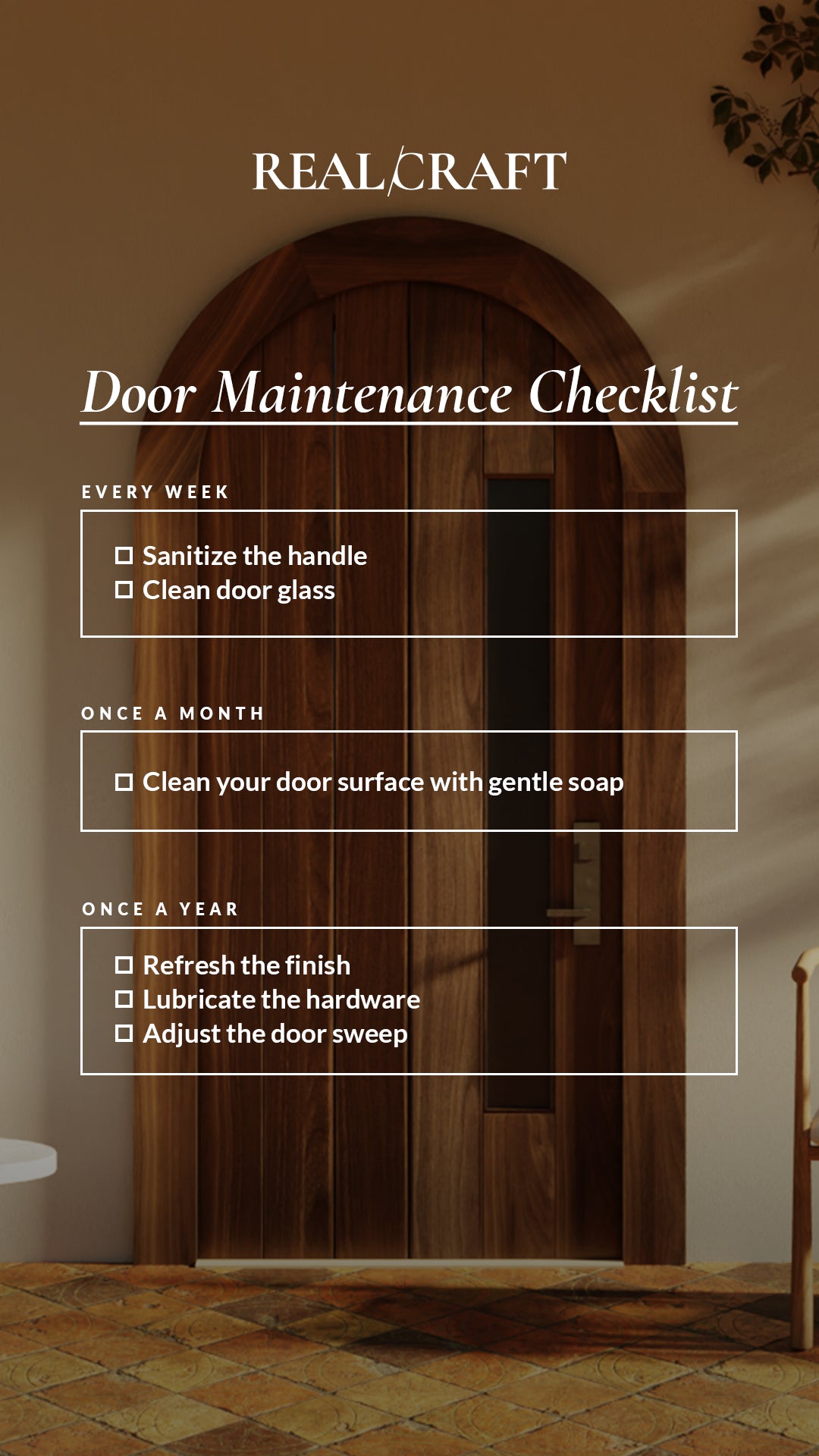 Door Maintenance Checklist