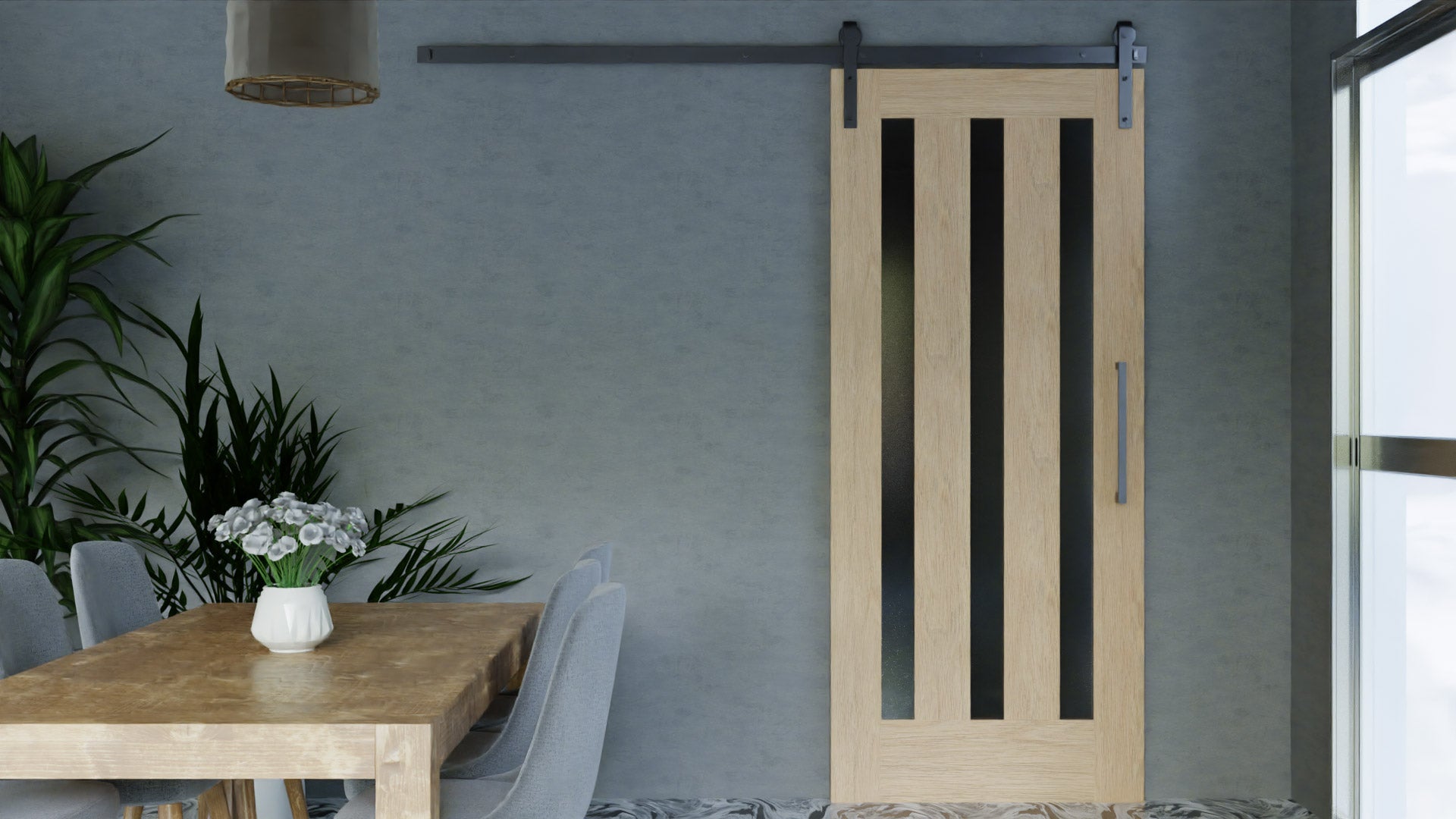 The Tacoma Sliding Barn Door by RealCraft