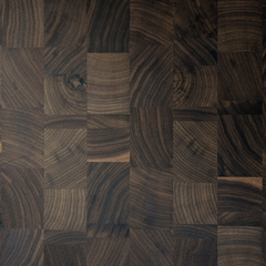 RealCraft's Butcher Block Countertop Construction style options thumbnail: Linear end Grain