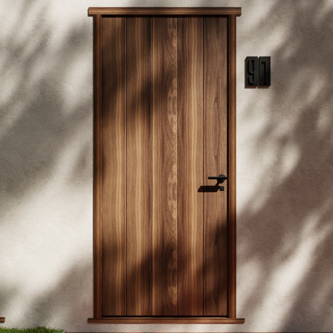 Rancher True Plank Solid Core Exterior Front Door