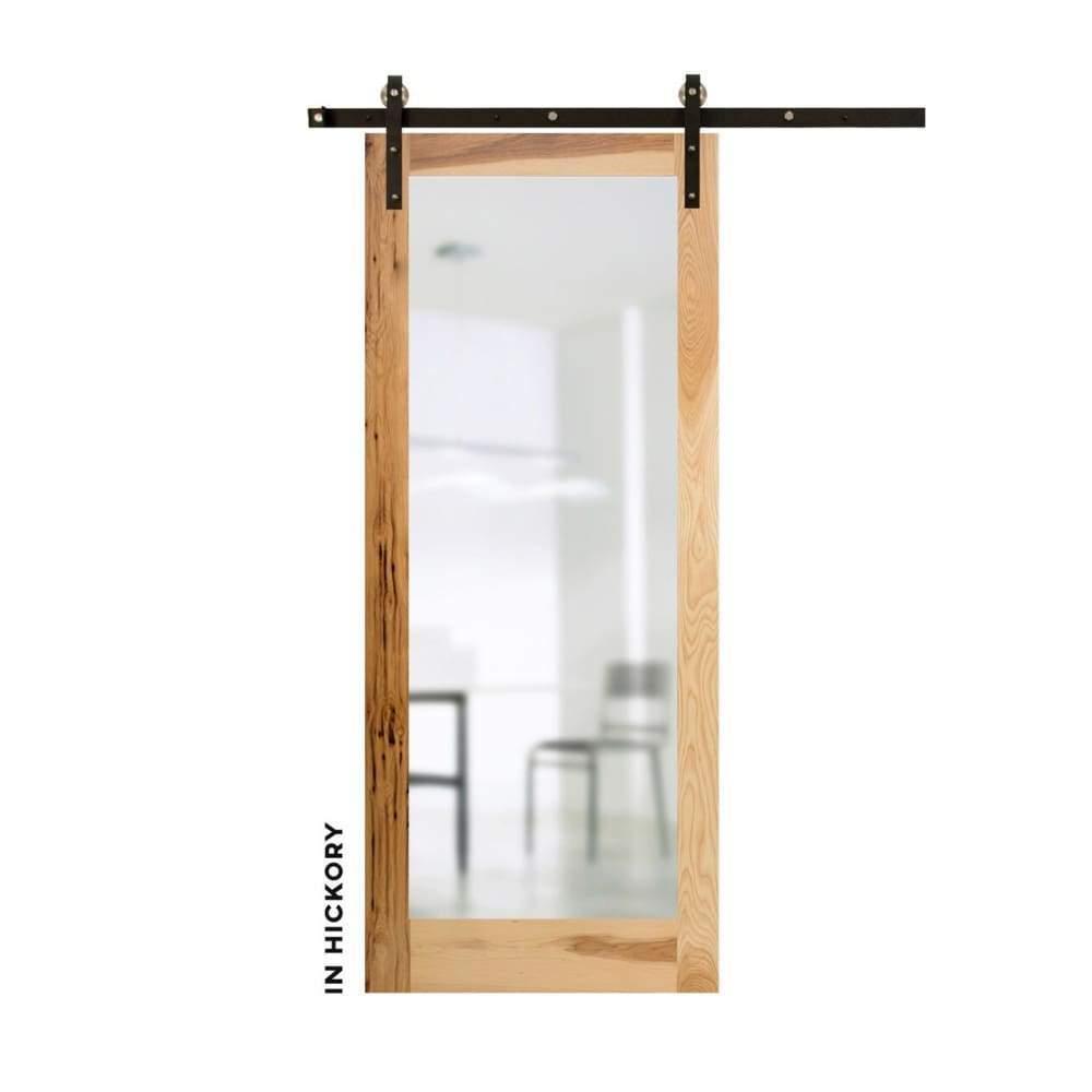 Classic Sliding Barn Door With Mirror Realcraft
