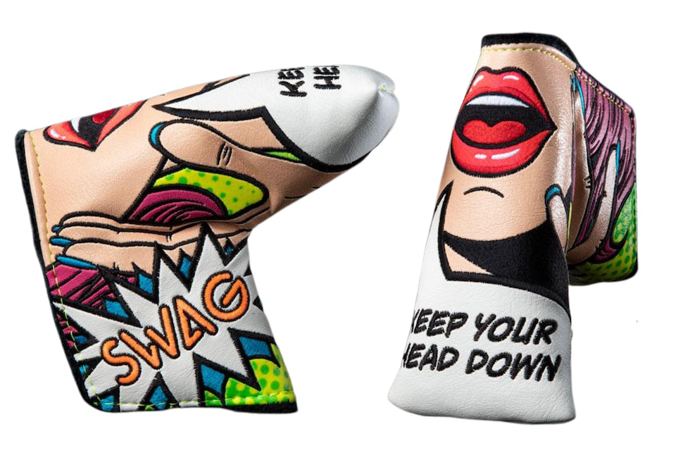 Swag Golf Keep Your Head Down Headcover Tour Stock Putters