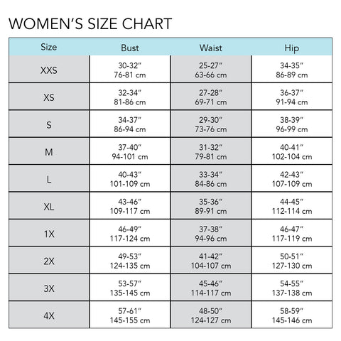 Blue Sky Sizing – Blue Sky Clothing Co Ltd