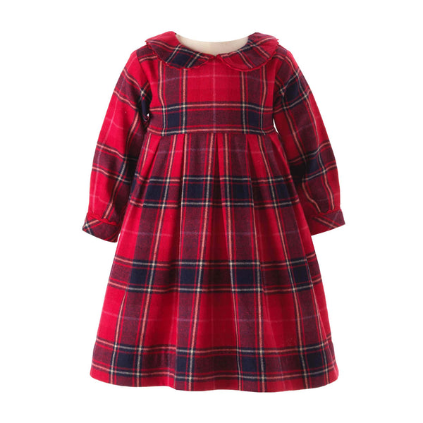 Girls red clearance flannel dress